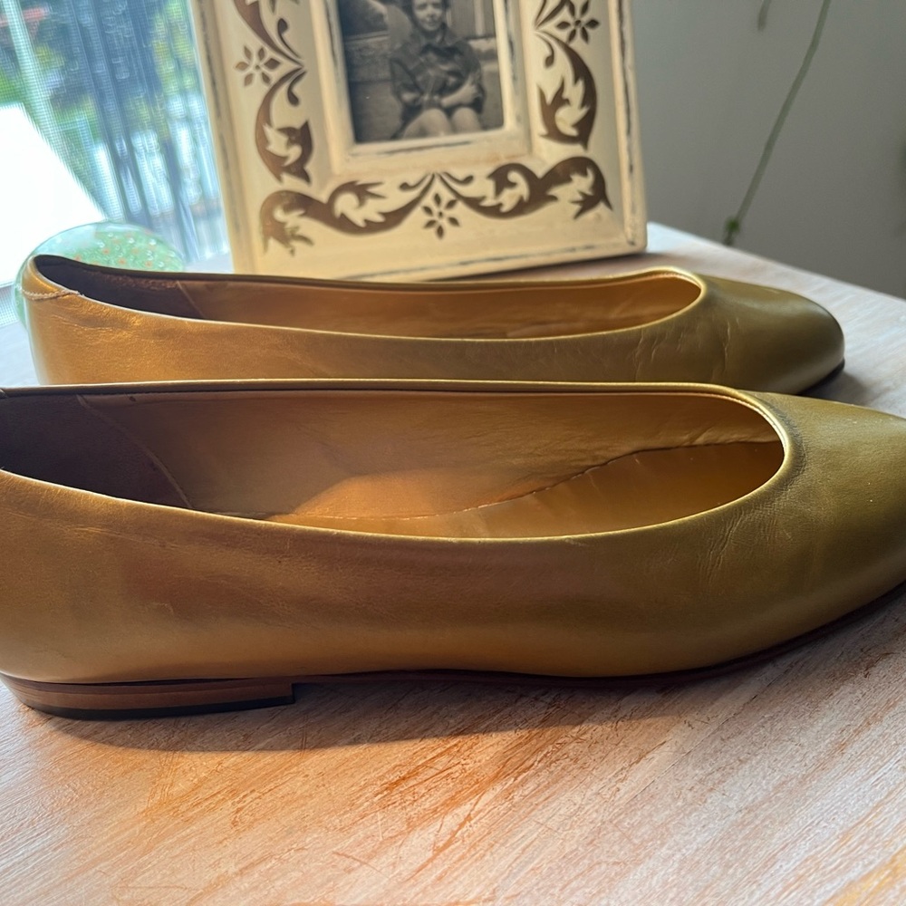 La Scarpa Gold Fine leather ballerinas - Picture 2 of 7